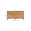 Commode d'appoint en bois massif Simple Style