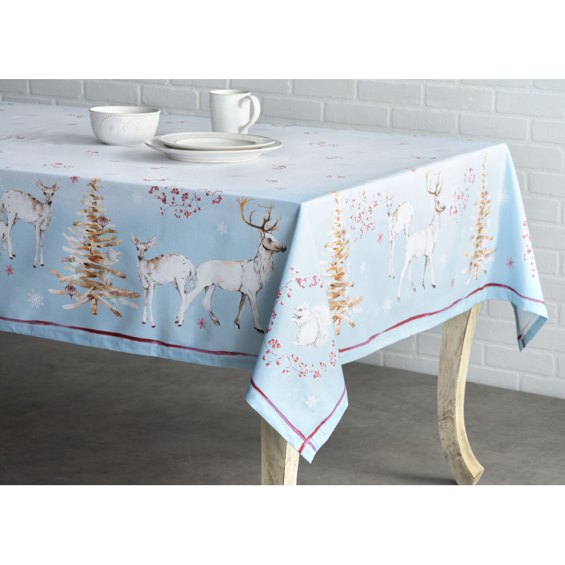 Floral 100% Cotton Tablecloth, 60" x 60", Floral 5