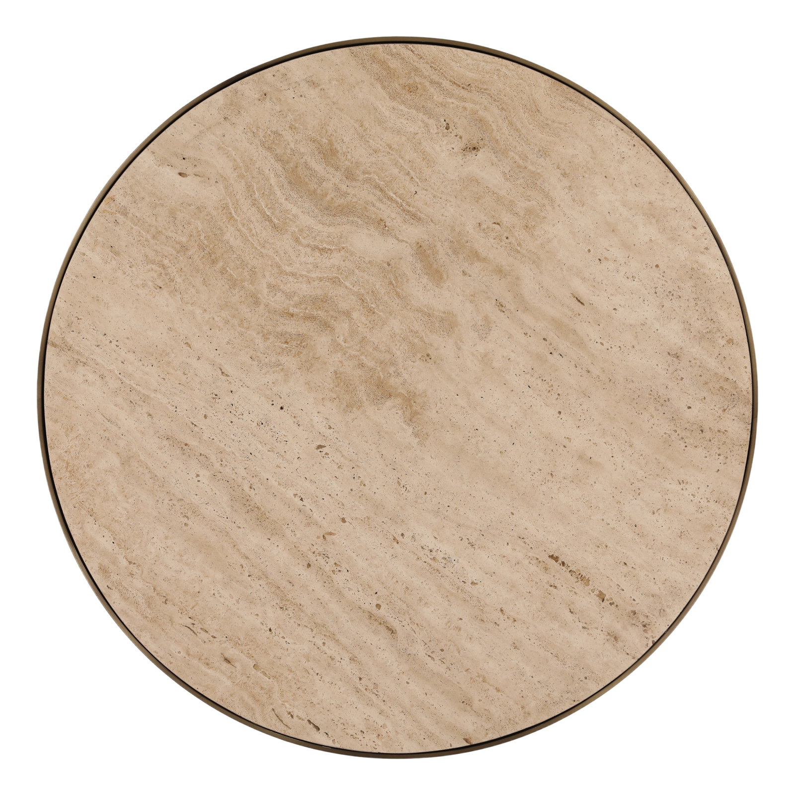 28'' Travertine Outdoor Bistro Table