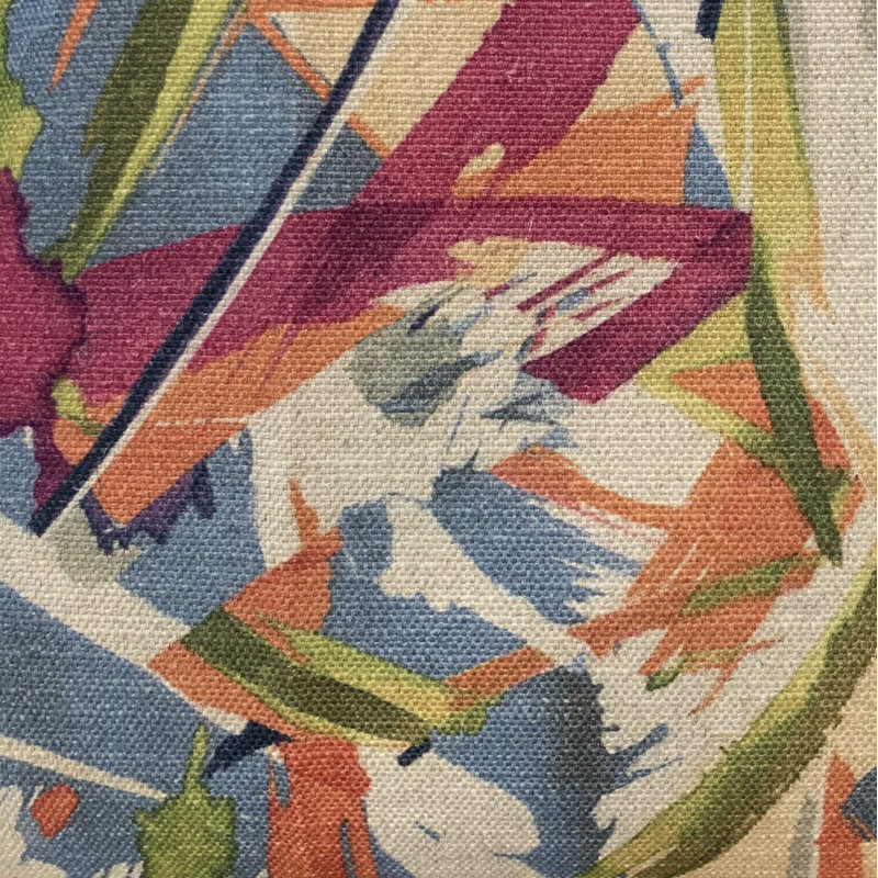 Print Linen Indoor/Outdoor Pillow Cover & Insert, 18" x 18"