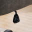 Cuir artificiel, similicuir, base noire, hauteur réglable, convient au bureau, à la chambre à coucher, à la coiffeuse et à d'autres environnements. Une chaise de bureau gris-1384417796