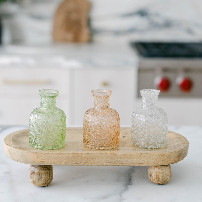 Bouteille décorative texturée, Clair
