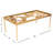 Chanta Glass Top Coffee Table