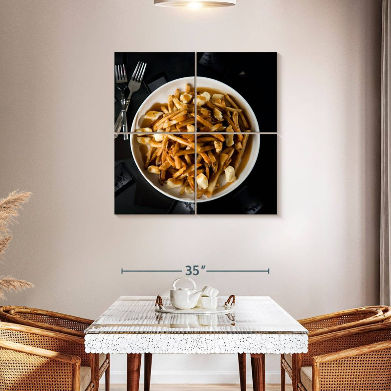 Assiette à poutine Yarlin, H 38 po x l 38 po