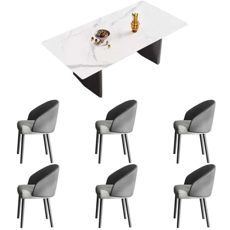 Table et chaise de designer Designer Creative, H 29,5 po x L 94,4 po x l 39,3 po
