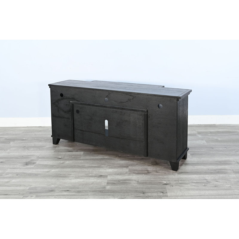 Sunny Designs Media Console With Panoramic Electric Fireplace