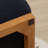 Square Solid Wood Fabric Ottoman-792026057