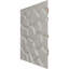 Panneau mural décoratif 3D 3D l 19 5/8 po x H 19 5/8 po Dublin EnduraWall, métallique universel (couvre 2,67 pieds carrés)-123529825
