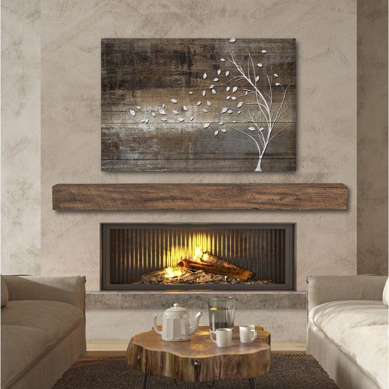 Tablette de manteau de cheminée non combustible Inspiration New River, Pierre des champs, 60"