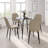 Zakirah 4 - Person Four Leg Base Dining Set-1772082104
