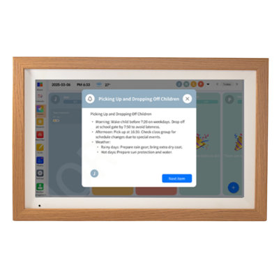 Azpen® Lifehub 15.6-in. Digital Calendar And Photo Frame