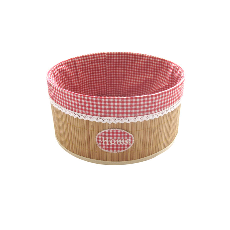 Laundry Hamper Bamboo Round Wicker Clothes Bin Basket Storage Bin Organizer Folding Basket