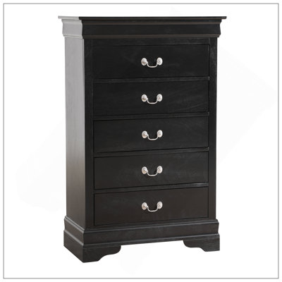 Louisphillipe  Chest , Black