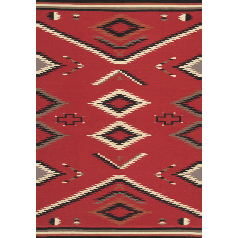 Tuscany Red/Multi Wool Reversible Area Rug
