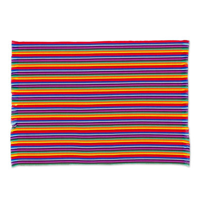 Abibat Striped Rectangle Placemat and Napkin Set