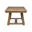 Table de salle à manger extensible à tréteaux avec 6 chaises avec accoudoirs-296461869