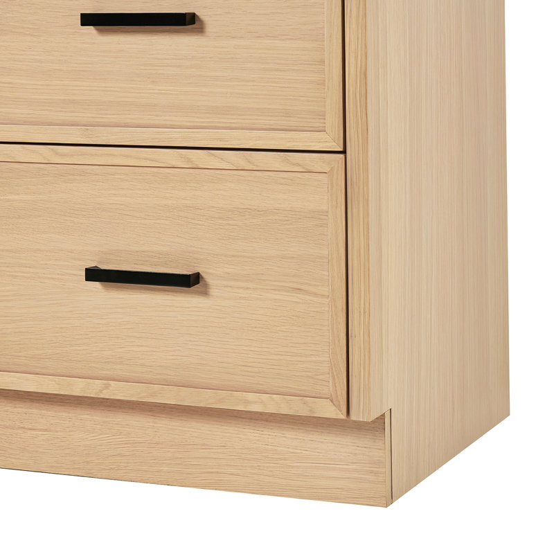 ARIEL Kelly 60 Single Sink Bathroom Vanity with Carrara Quartz Top, Oak, Rectangular, 66"