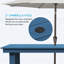 Chaise de patio en PEHD-1670623559