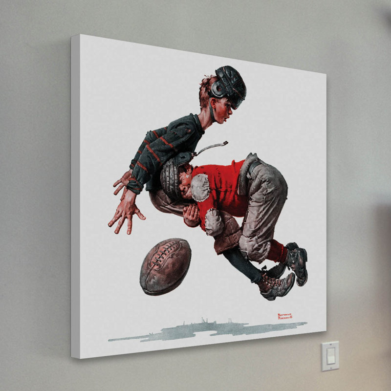Norman Rockwell - Wrapped Canvas Print, 46 cm H x 46 cm W x 4 cm D