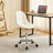 Set Of 2 Modern Armless Office Chair With Wheels, Adjustable Height Mid-Back Swivel Desk Chair-938009380