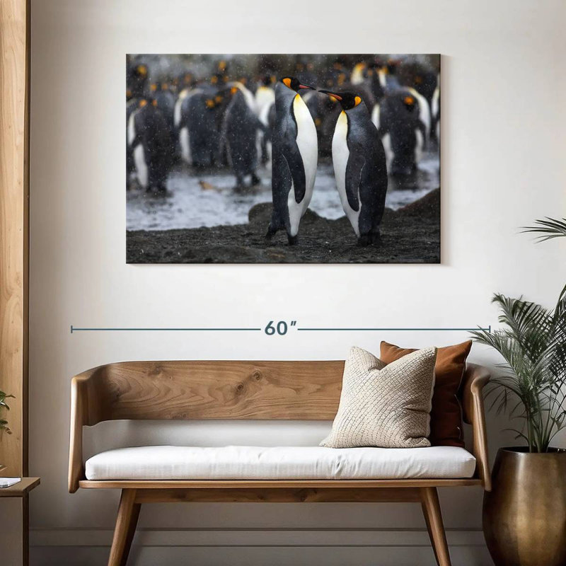 Brampt Penguin Romance, 30" H x 45" W