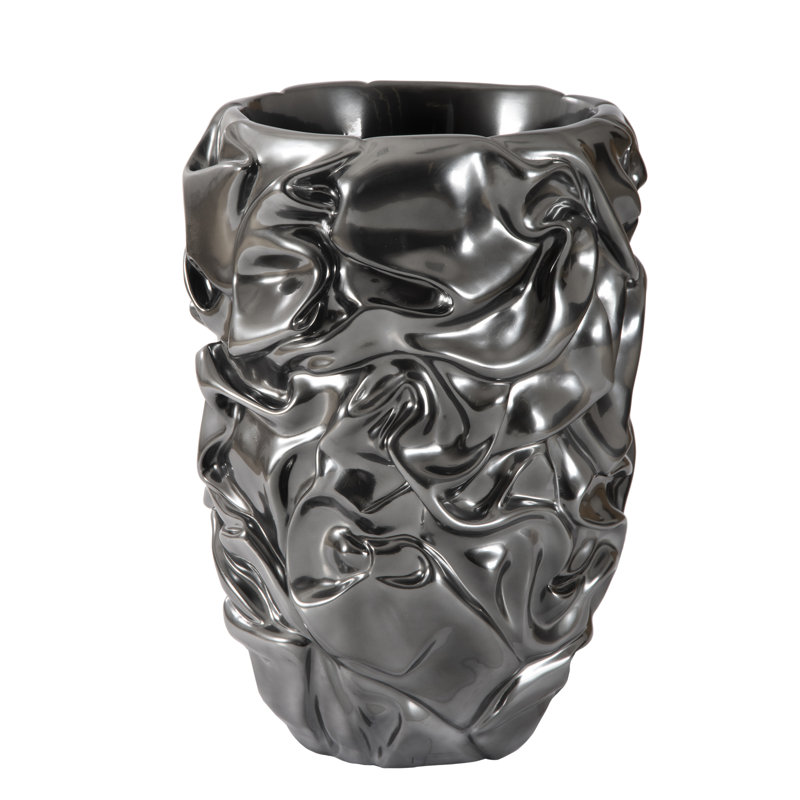 Drape Planter Gel Coat, Liquid Silver