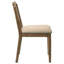 Ensemble de 2 chaises d'appoint en noyer Graham