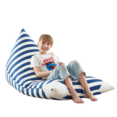 55" Stuffed Animal Storage Bean Bag Cover For Bedroom