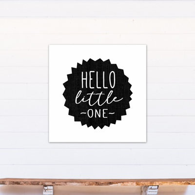 Art sur toile hello little one Macomber