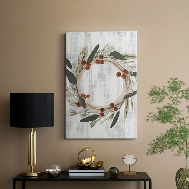 Art des Fêtes de Noël CCXCVI - galerie sur mesure Cavas, H 18 po x l 12 po