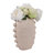 Statement-Making Vase For Home Decor And Table Styling -  Sculptural Tall Flower Vase With Unique Side Detailing - Ivory-2110957667