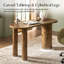 Felton Oval Solid Wood Base Writing Desk-1274131394