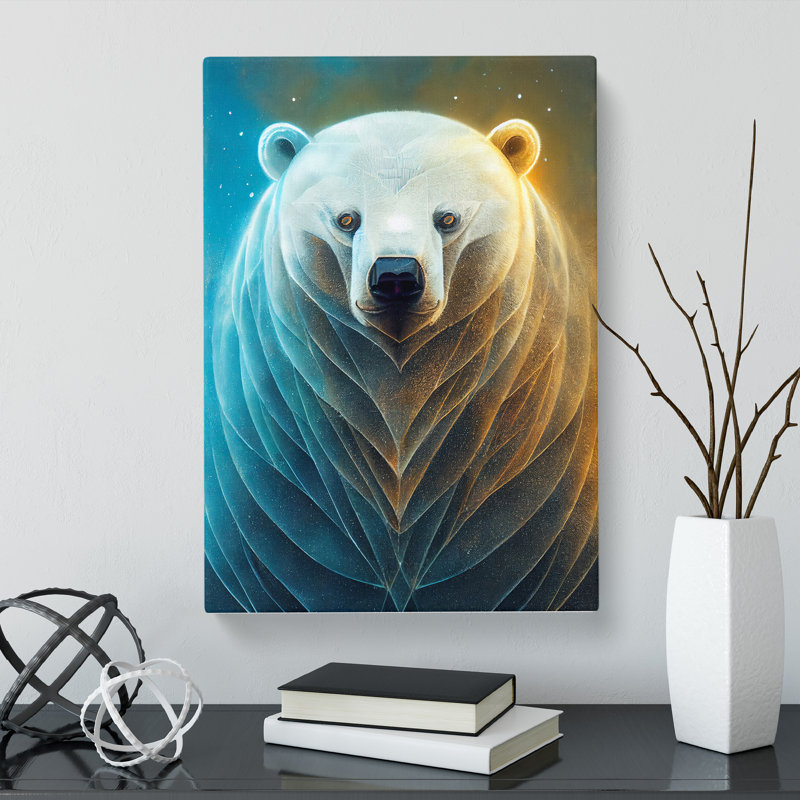 Prentice Polar Bear Magic - Wrapped Canvas Print, 50cm H x 35cm W x 3cm D