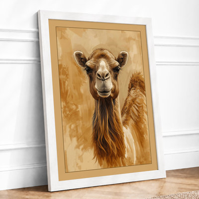Camel Study Boho - Framed Print