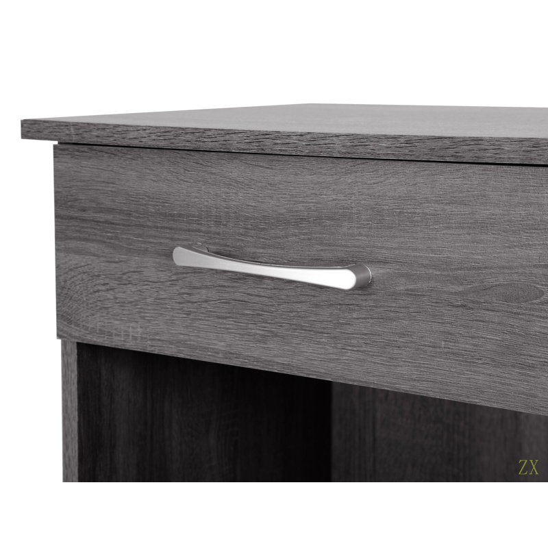 Table de chevet Lindsey, Gris