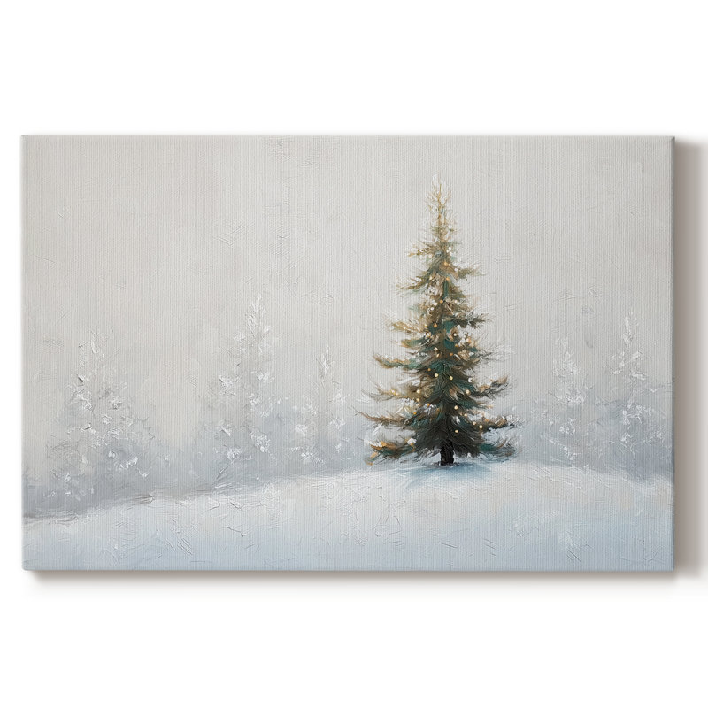 «Sleigh of Frostlit Silence», toile tendue avec châssis de qualité supérieure, H 27 po x l 18 po