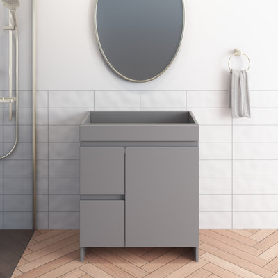 Cinnamon 30'' Single Bathroom Vanity Base Only