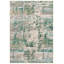 Tapis vert / beige en jute tissé à la machine Madison-88697912