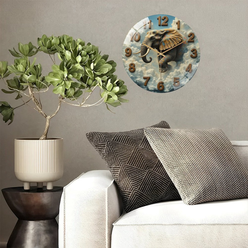 Horloge murale Elephant