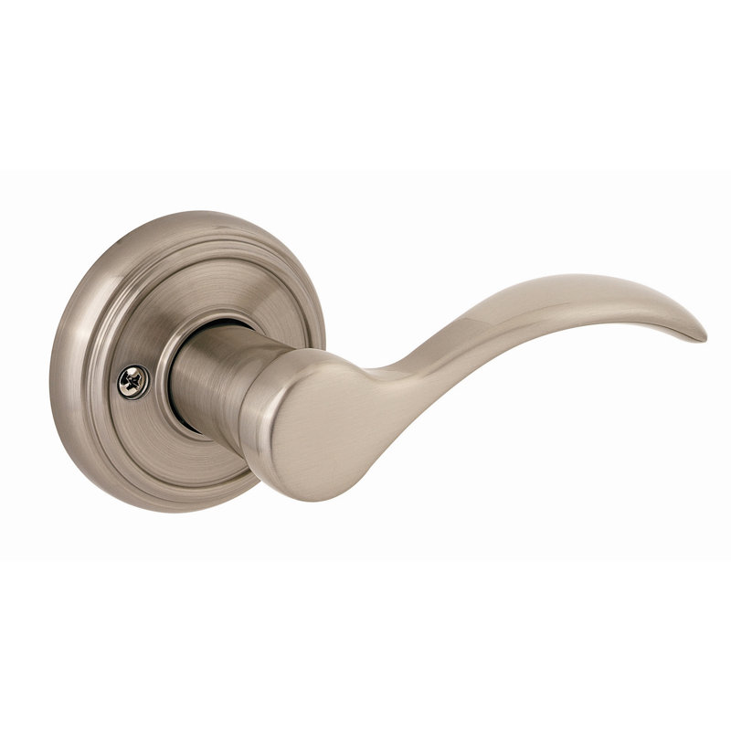 Tobin Single Dummy Door Lever, Right, Satin Nickel