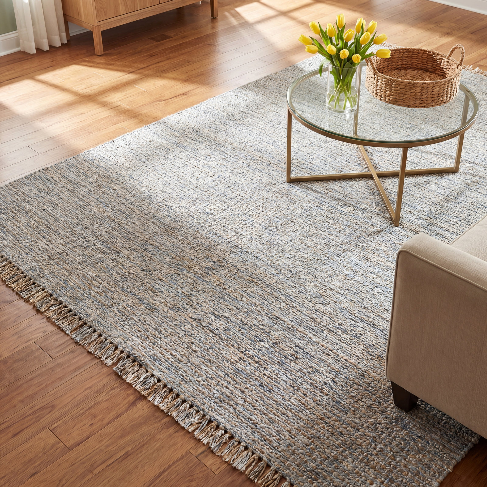 Corington Hand-Woven Rug, Rectangle 10' x 14'
