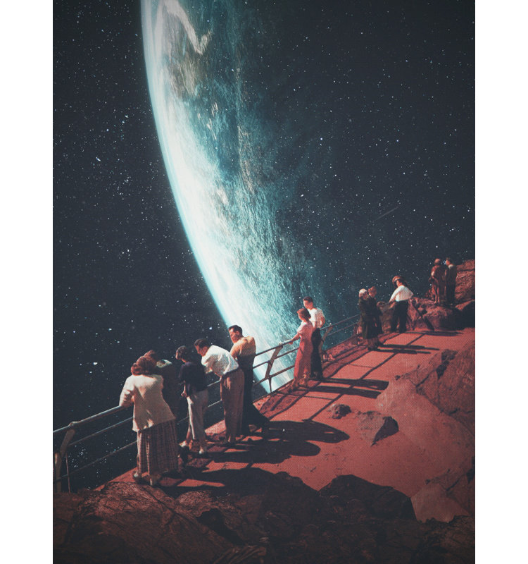 Missing the Ones We Left Behind by Frank Moth — Illustration, 24 × 36, Wrapped Canvas, Does Not Apply