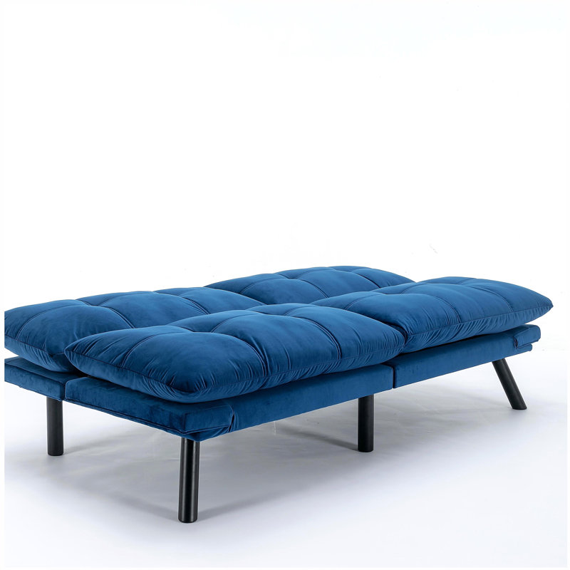 Navy Blue Convertible Folding Modern sofa Bed