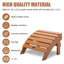 Repose-pieds Garden Furniture, toutes saisons - brun