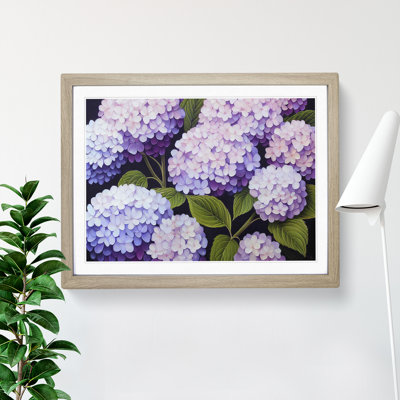 Hydrangea Flower View Vol.3 1 Piece Single Picture Frame Wall Art
