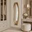 Aurelia Oval Metal Mirror