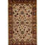 Hand-Knotted High-Quality Cream and Red Area Rug