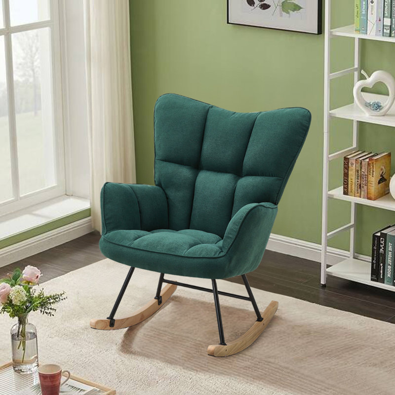 Herrera Rocking Chair, Green