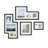 Picture Frame - Set of 4 with Mat-50350745
