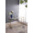 56.5X14x30" Antique Gold Console Table, Mirrored Top